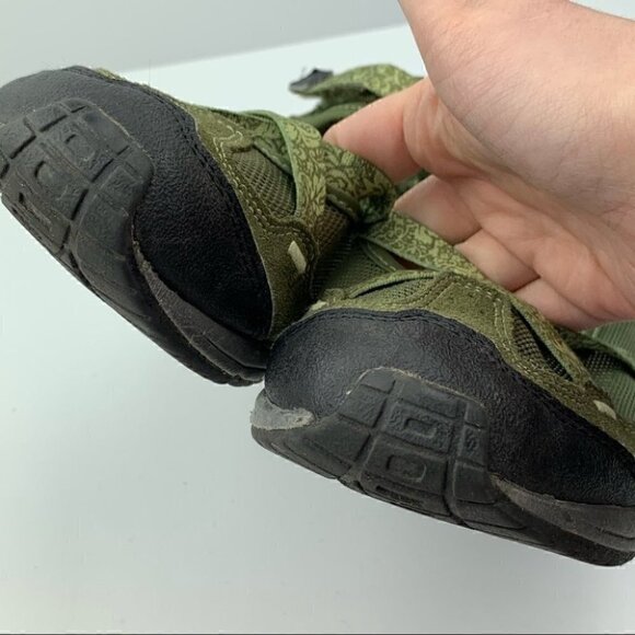 lands end walking shoes size 6.5 D green suede - Picture 9 of 12